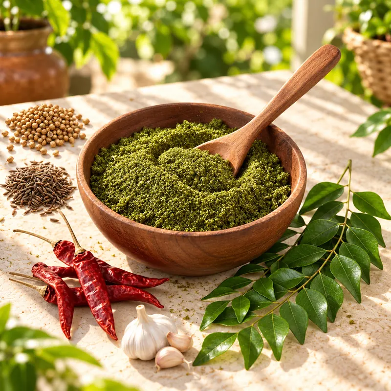 Karivepaku Karam Podi